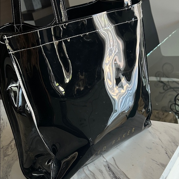 Ted Baker Black and Cream Tote Bag - Picture 3 of 3